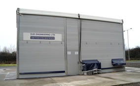 KUE Group Temporary blast building and enclosure